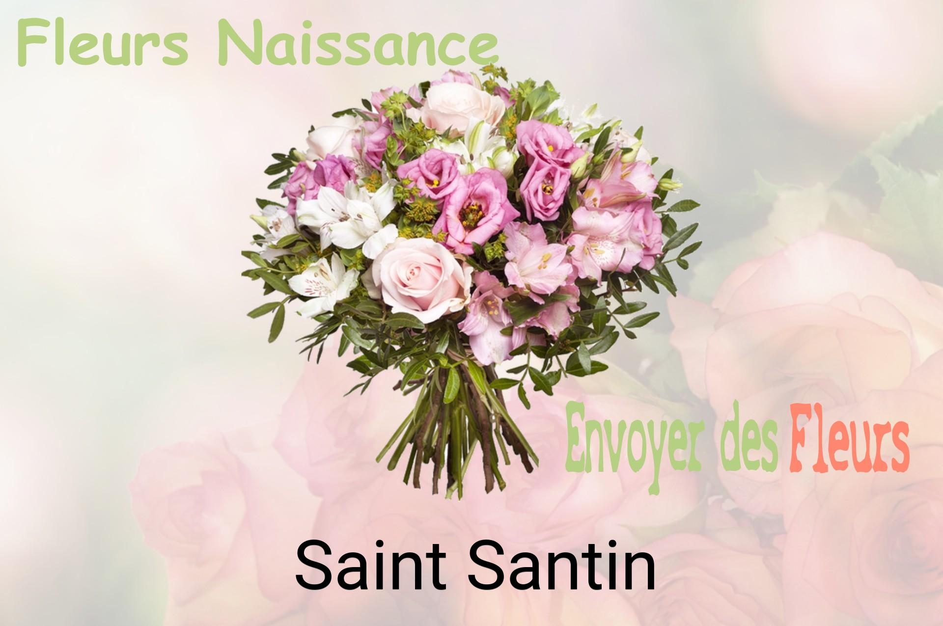 Bouquet de fleurs de naissance livré à Saint-Santin